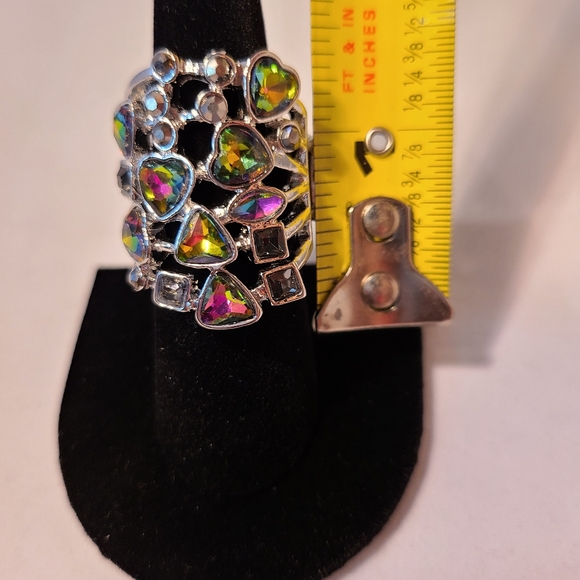 Papparazi Oil Spill -Glitter Flirt Multi Ring - Picture 4 of 8